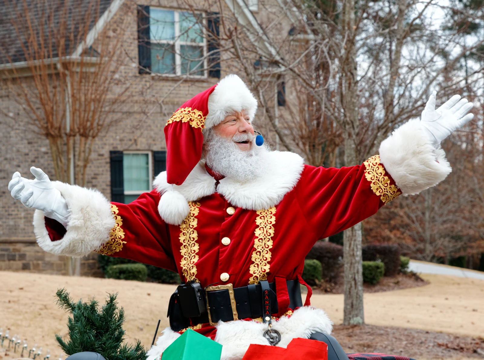 The joy of the season with Santa Carl